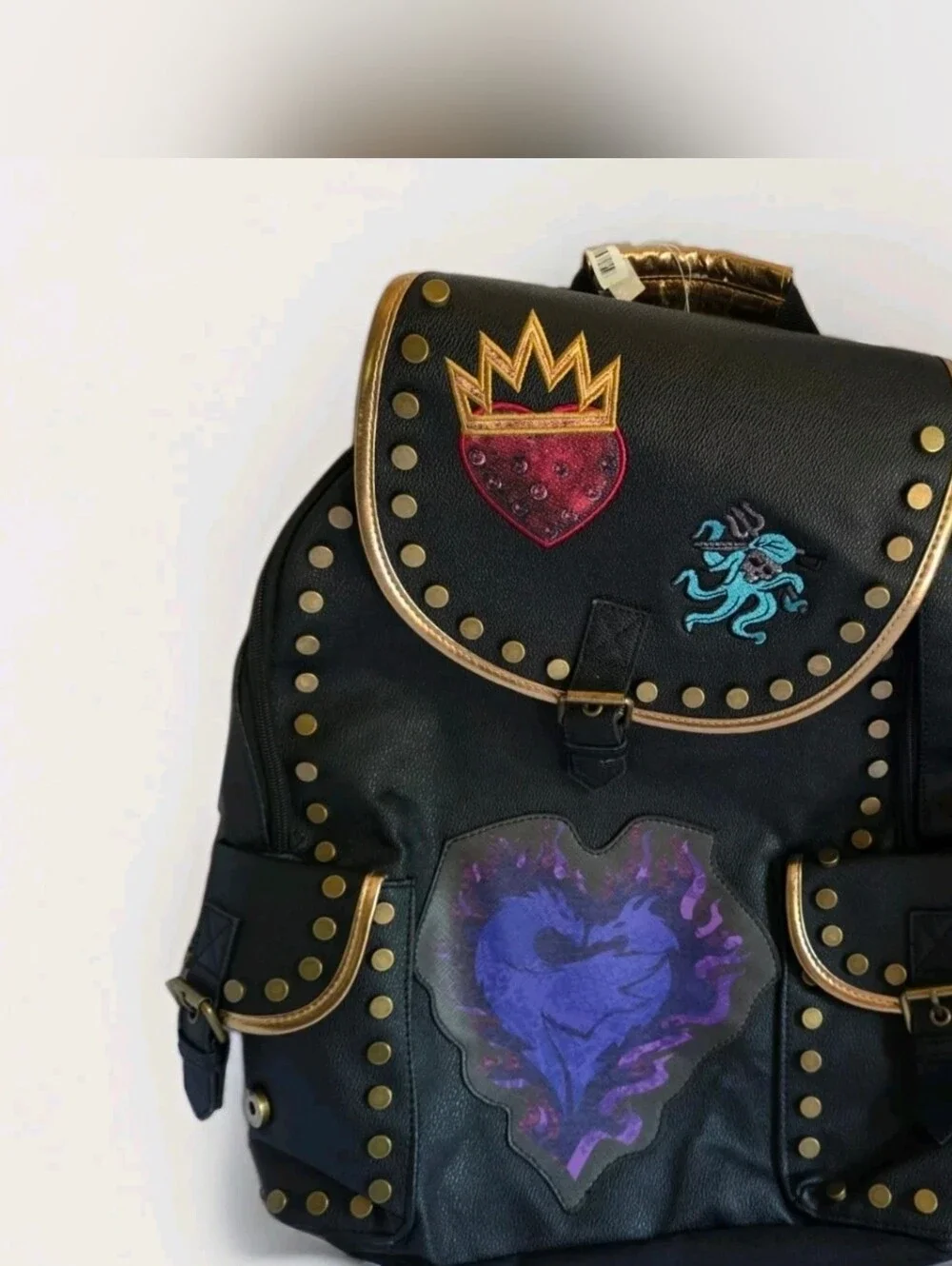 Disney Store Descendants 3 Maleficent Black Backpack Sleeping Beauty Bag Rare